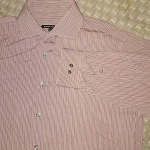 EUC Vintage L 16.5 34/35 BCBGMAXAZARIA Modern Fit Button Down